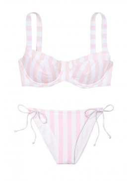 Фото NEW! Стильный купальник Essential Wicked Bikini от Victoria's Secret - Pink Stripes