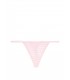 Хлопковые трусики-стринги Victoria's Secret - Candy/White Mini Stripe