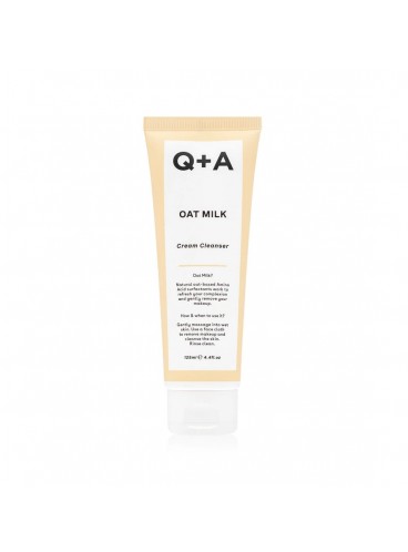 Очищуючий крем-гель для обличчя з вівсяним молоком Q+A Oat Milk Cream Cleanser 125m