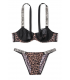 Комплект Wicked Unlined Lace Balconette від Victoria's Secret - Nougat Leopard
