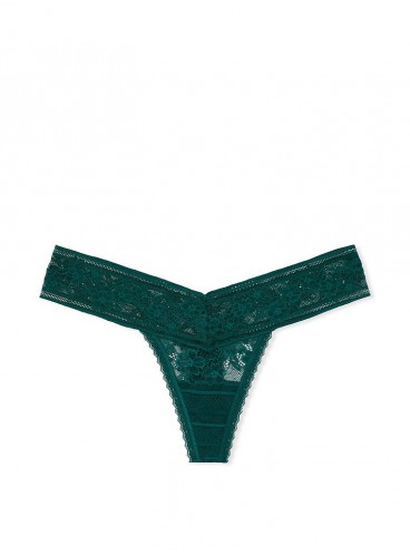 Кружевные трусики-стринги от Victoria's Secret - Green