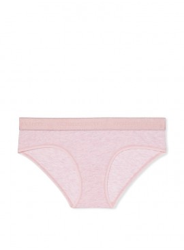 Фото Хлопковые трусики-хипстер Victoria's Secret из коллекции Cotton Logo - Whisper Pink