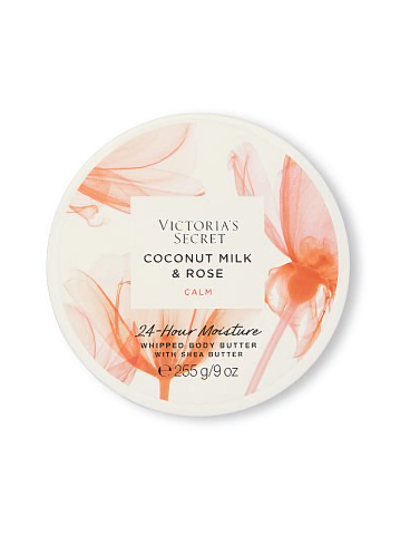 Крем-баттер для тела из серии Natural Beauty от Victoria's Secret - Coconut Milk & Rose