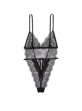 Фото Розкішний пеньюар Very Sexy Unlined Corded Lace Teddy від Victoria's Secret - Black