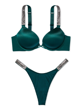 Фото Комплект с 2-м Push-Up из серии Bombshell от Victoria's Secret - Deepest Green