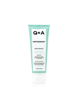 Фото Очищающий гель для лица с мятой Q + A Peppermint Daily Cleanser