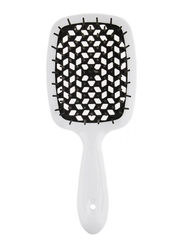 Гребінець для волосся Janeke Superbrush Limited Edition - White Black