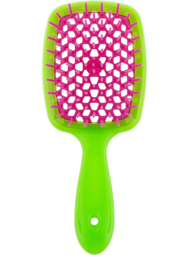 Фото Расчёска для волос Janeke Superbrush - Green Pink