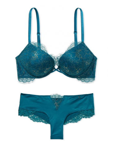 Комплект з подвійним Push-up Bombshell із колекції Very Sexy від Victoria's Secret - Blue Sapphire