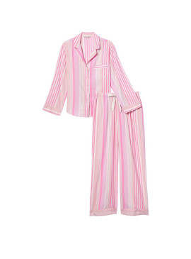 Фото Фланелева піжама від Victoria's Secret - Babydoll Pink Stripe