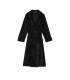 Длинный плюшевый халат от Victoria's Secret - Black