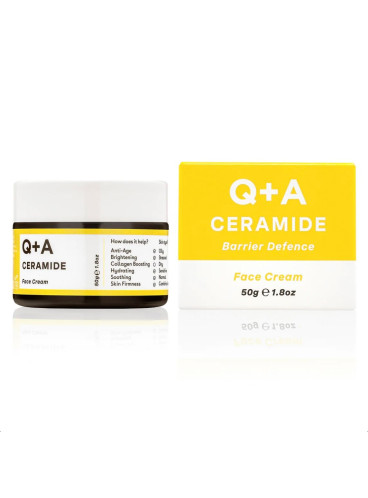 Защитный крем для лица с керамидами Q+A Ceramide Face Cream