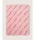Тёплый мягенький плед от Victoria's Secret PINK - Silver Pink Linear Script