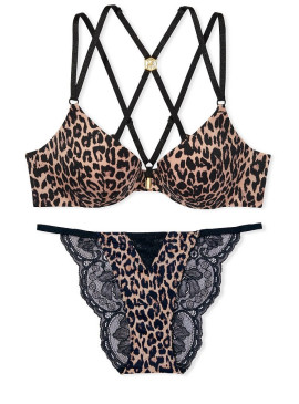 Фото Комплект So Obsessed Push-Up от Victoria's Secret - Nougat Leopard
