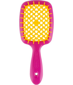 Расчёска для волос Janeke Superbrush Small - Yellow Pink