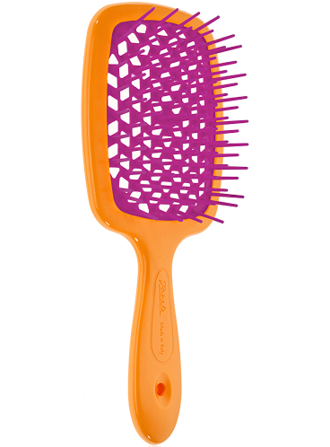 Гребінець для волосся Janeke Superbrush - Orange Purple