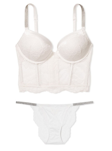 Комплект белья Very Sexy Bombshell Add-2-Cups Push-Up Corset от Victoria's Secret - Coconut White