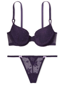 Фото Комплект белья Lightly-Lined Demi от Victoria's Secret - Gothic Purple