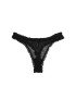 Трусики-стринги Ruffle Mesh Thong от Victoria's Secret - Black Dot