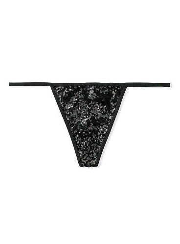 Трусики-стрінги із колекції V-string від Victoria's Secret - Black