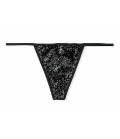 Трусики-стрінги із колекції V-string від Victoria's Secret - Black