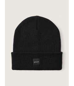 Стильна шапка Victoria's Secret PINK Beanie - Pure Black