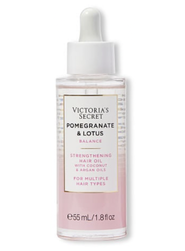 Укрепляющее масло для волос из серии Natural Beauty от Victoria's Secret - Pomegranate & Lotus