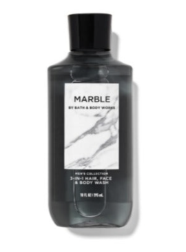 Фото 3в1 Мужское средство для мытья волос, лица и тела Marble от Bath and Body Works