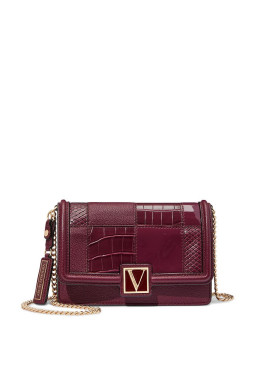 Фото Стильна сумка The Victoria Mini Shoulder Bag від Victoria's Secret - Bordeaux Patchwork