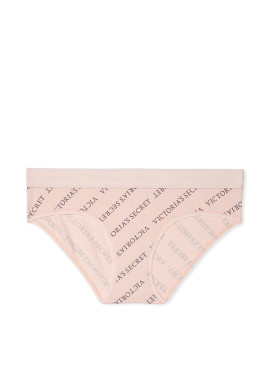 Докладніше про Бавовняні трусики-хіпстер Victoria&#039;s Secret із колекції Cotton Logo - Purest Pink Logo