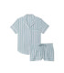 Пижамка с шортиками Victoria's Secret из серии Cotton Short - Sage Dust Stripe