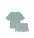 Пижамка с шортиками Victoria's Secret из серии Cotton Short - Sage Dust Dot