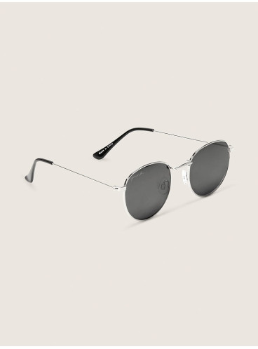 Солнцезащитные очки Victoria's Secret PINK Round Metal Sunglasses - Silver