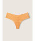 Безшовні трусики-стрінги Victoria's Secret PINK Soft Lace - Light Orange