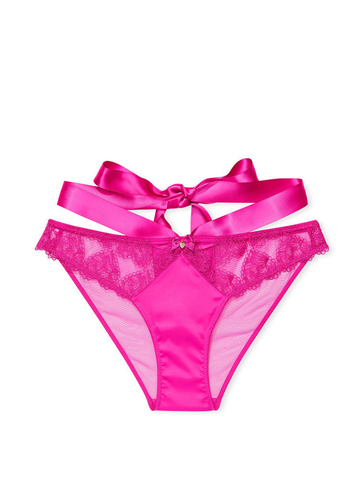 Игривые трусики Strappy Heart Embroidery Cheeky от Victoria's Secret