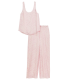 Сатиновая пижама Satin Cami Wide-Leg от Victoria's Secret - Pink Zebra