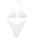 NEW! Стильный купальник Halter Removable Push-Up Brazilian от Victoria's Secret - White