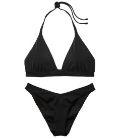NEW! Стильний купальник Halter Removable Push-Up Brazilian від Victoria's Secret - Black
