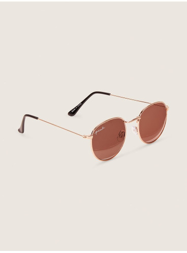 Сонцезахисні окуляри Victoria's Secret PINK Round Metal Sunglasses - Rose Gold