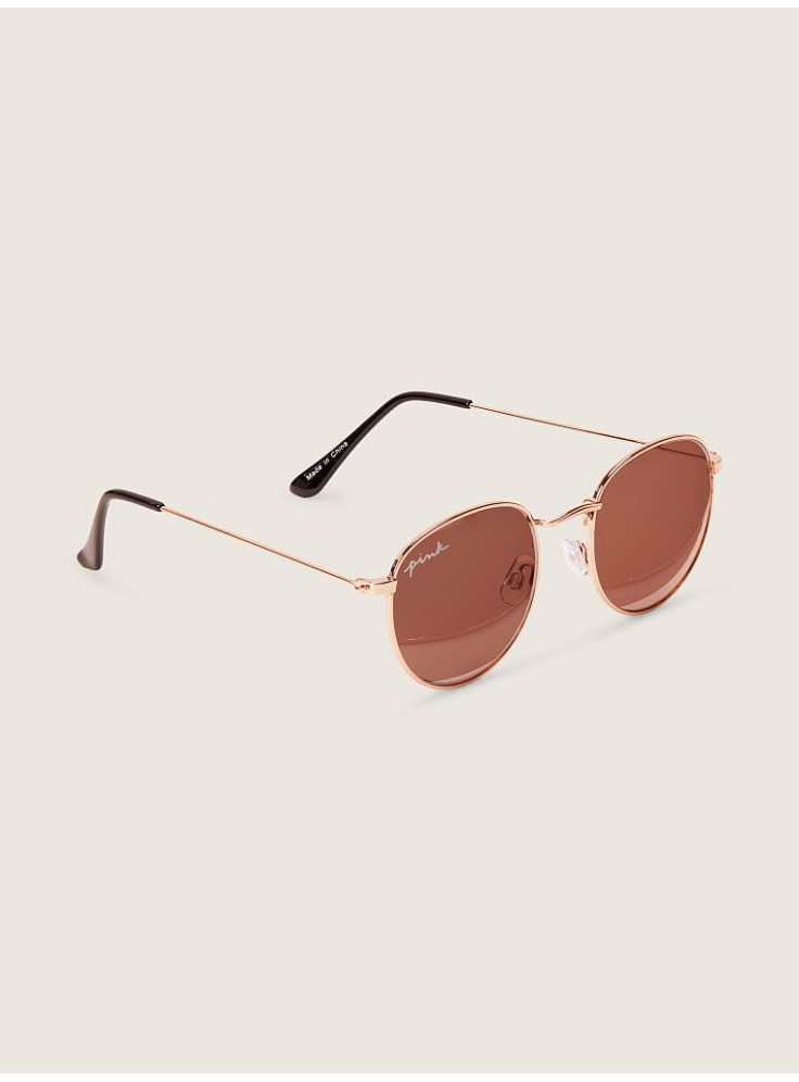 Rose gold cheap metal sunglasses