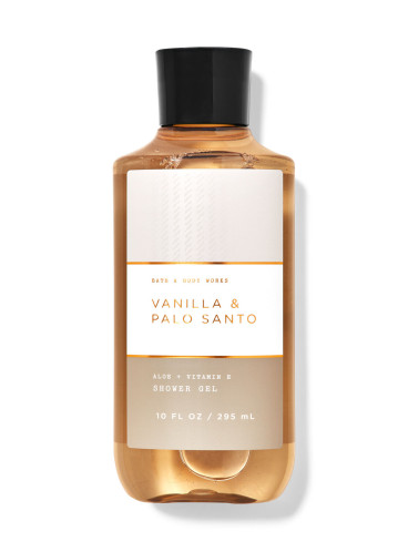 Гель для душа Bath and Body Works - Vanilla & Palo Santo