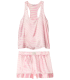 Сатинова піжамка Victoria's Secret Satin Short And Racerback Tank - Pink Zebra