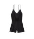 Сатиновый ромпер от Victoria's Secret - Pure Black