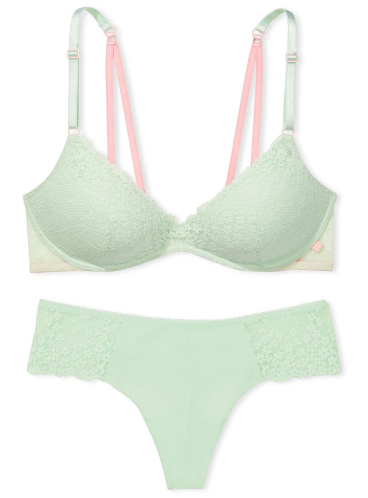 Комплект белья Wireless Push-Up от Victoria's Secret - Misty Jade