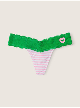More about Трусики-стринги Victoria&#039;s Secret PINK - Cupid Pink with Happy Camper Lace