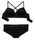 Комплект Wear Everywhere Wireless Push-Up от Victoria's Secret PINK - Pure Black Heart Shine