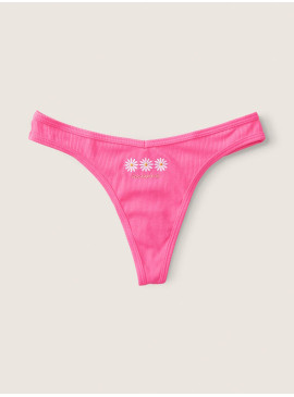 Докладніше про Бавовняні трусики-стрінги Victoria&#039;s Secret PINK - Atomic Pink
