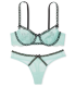 Комплект белья Wicked Unlined Ribbon Slot Balconette от Victoria's Secret - Opal Blue