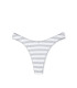 Трусики-стринги Victoria's Secret из коллекции Stretch Cotton - Grey Stripe