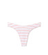 Трусики-стрінги Victoria's Secret із колекції Stretch Cotton - Pink Stripe